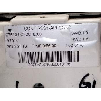 Recambio de mando climatizador para nissan nt500 35.15 referencia OEM IAM 27510LC42C  