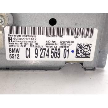 Recambio de sistema audio / radio cd para bmw 5 (f10) 525 d referencia OEM IAM 927456901  