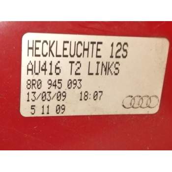 Recambio de piloto trasero izquierdo porton para audi q5 (8rb) 2.0 tdi quattro referencia OEM IAM 8R0945093  