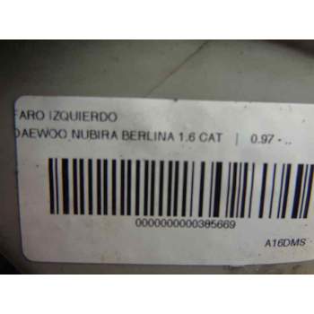 Recambio de faro izquierdo para daewoo nubira berlina 1.6 cat referencia OEM IAM   