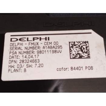 Recambio de mando multifuncion para citroën c4 picasso ii 2.0 bluehdi 150 referencia OEM IAM 98011198  