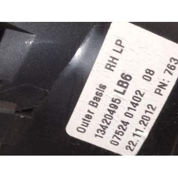 Recambio de aireador derecho para opel astra j (p10) 2.0 cdti (68) referencia OEM IAM 13420495  