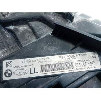 Recambio de faro izquierdo para bmw 3 touring (f31) 318 d referencia OEM IAM 63117259525  