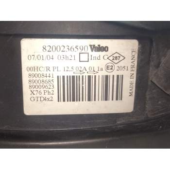 Recambio de faro izquierdo para renault kangoo (kc0/1_) 1.5 dci (kc08, kc09) referencia OEM IAM 8200236590  