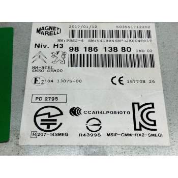 Recambio de sistema audio / radio cd para citroën c4 cactus feel referencia OEM IAM 9818613880  
