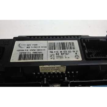Recambio de mando climatizador para peugeot 407 sw st confort referencia OEM IAM 96573322  