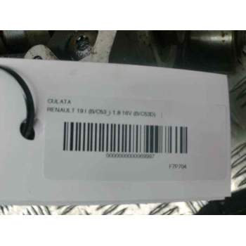 Recambio de culata para renault 19 hatchback (b/c53) 1.8 cat referencia OEM IAM 7700736463  35285