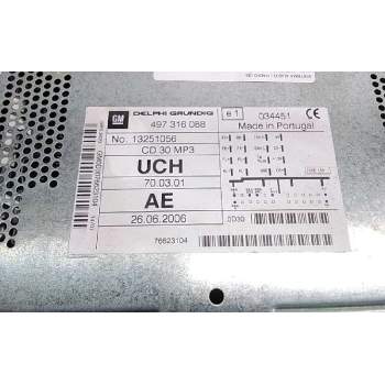 Recambio de sistema audio / radio cd para opel antara cosmo 4x4 referencia OEM IAM 497316088  