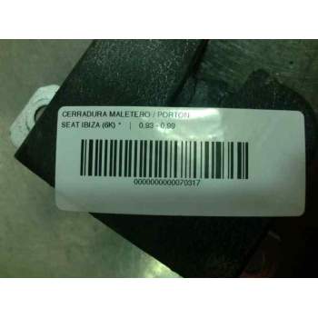 Recambio de cerradura maletero / porton para seat ibiza (6k) referencia OEM IAM   