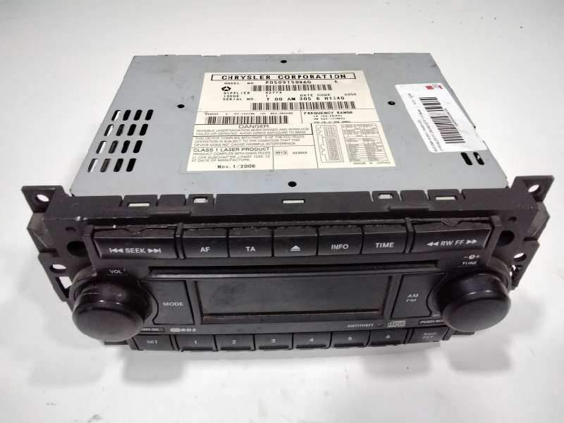 Recambio de sistema audio / radio cd para chrysler pt cruiser (pt) 1.6 classic referencia OEM IAM p05091509ag  