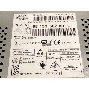Recambio de sistema audio / radio cd para citroën c4 aircross 1.6 hdi 115 referencia OEM IAM 9815356780  