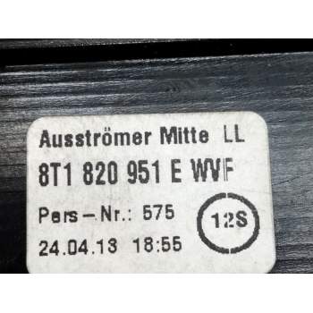 Recambio de aireador central para audi a5 sportback (8t) 2.0 16v tdi referencia OEM IAM 8T1820951E  