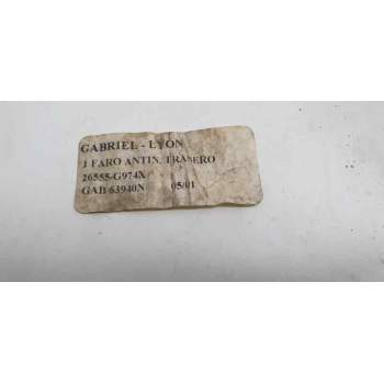 Recambio de faro antiniebla trasero derecho para nissan l-35 l-35.08 referencia OEM IAM 26555G974X 63940N 24V