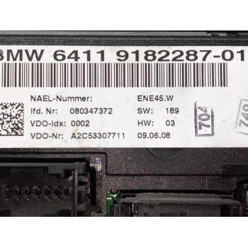 Recambio de mando climatizador para bmw serie 3 berlina (e90) 320d referencia OEM IAM 9182287  