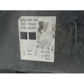Recambio de faro derecho para renault vel satis (bj0) grand confort referencia OEM IAM 8200384024  