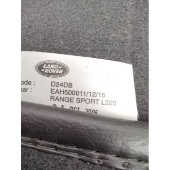 Recambio de alfombra para land rover range rover sport referencia OEM IAM EAH500011PVJ  MOQUETA NEGRA