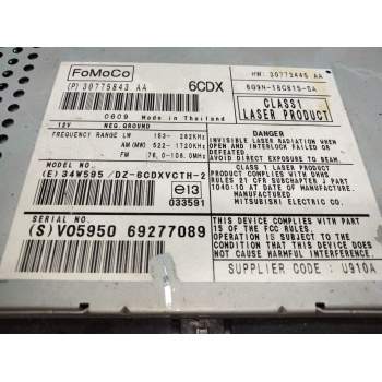 Recambio de sistema audio / radio cd para volvo s80 berlina d5 executive referencia OEM IAM 69277089  