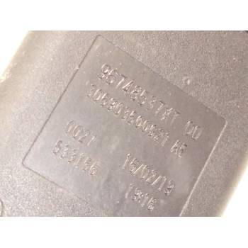Recambio de enganche cinturon trasero izquierdo para citroën c4 aircross 1.6 hdi 115 referencia OEM IAM 96748537XT  