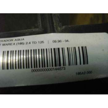 Recambio de radiador agua para fiat marea berlina (185) 2.4 turbodiesel referencia OEM IAM   