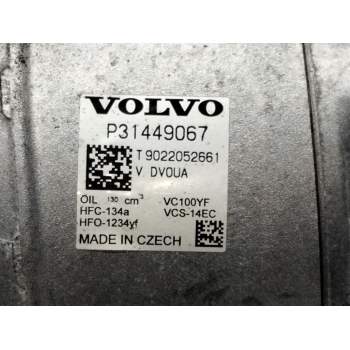 Recambio de compresor aire acondicionado para volvo xc60 ii (246) d4 referencia OEM IAM P31449067  