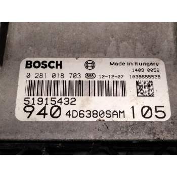 Recambio de centralita motor uce para alfa romeo giulietta (191) distinctive referencia OEM IAM 51915432 0281018703 