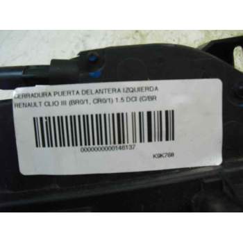 Recambio de cerradura puerta delantera izquierda para renault clio iii 1.5 dci diesel referencia OEM IAM   