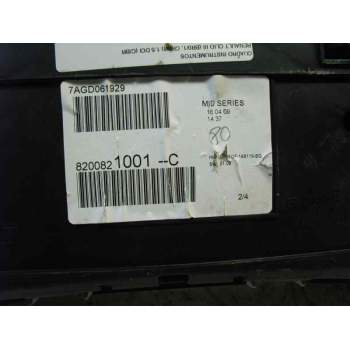Recambio de cuadro instrumentos para renault clio iii 1.5 dci diesel referencia OEM IAM 8200821001C 7AGD061929 VISTEON