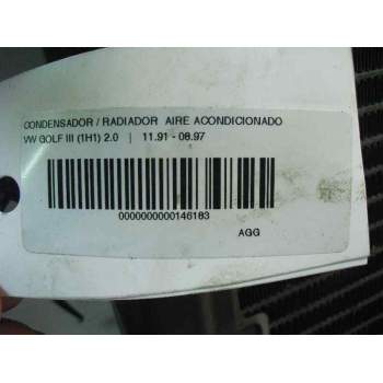 Recambio de condensador / radiador aire acondicionado para volkswagen golf iii berlina (1h1) 2.0 referencia OEM IAM   