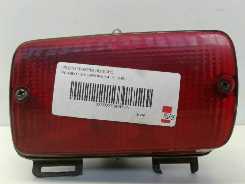 Recambio de piloto trasero derecho para peugeot 205 berlina 1.4 referencia OEM IAM   