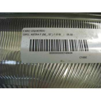 Recambio de faro izquierdo para opel astra f berlina 1.6 16v referencia OEM IAM   