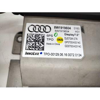 Recambio de pantalla multifuncion para audi a4 berlina (8w2) 2.0 16v tdi referencia OEM IAM 8W1919604  