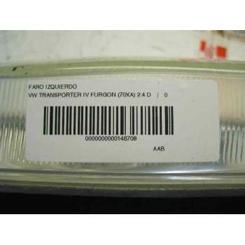 Recambio de faro izquierdo para volkswagen t4 transporter/furgoneta (mod. 1991) 2.4 diesel referencia OEM IAM   
