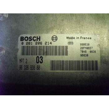 Recambio de centralita motor uce para citroën xsara berlina 1.6 referencia OEM IAM 0261206214 9632693880 26FM0657