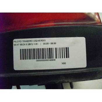 Recambio de piloto trasero izquierdo para seat ibiza (6k) 1.8 cat (abs. adz) referencia OEM IAM 96223900  