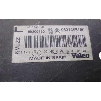 Recambio de faro izquierdo para citroën xsara picasso 1.6 exclusive referencia OEM IAM 9631495180  