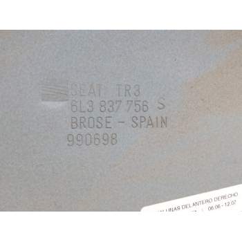 Recambio de elevalunas delantero derecho para seat ibiza (6l1) hit referencia OEM IAM 6L2949801 6L3837752CQ 