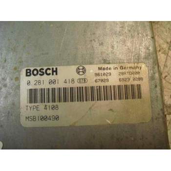 Recambio de centralita motor uce para mg serie 400 (rt) 2.0 turbodiesel referencia OEM IAM 0281001418 MSB100490 28RTD000