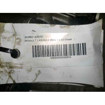 Recambio de bomba aceite para renault laguna ii (bg0) 1.9 dci diesel referencia OEM IAM   