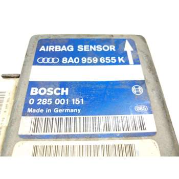 Recambio de centralita airbag para audi a8 (d2) 3.7 referencia OEM IAM 8A0959655K 0285091151 