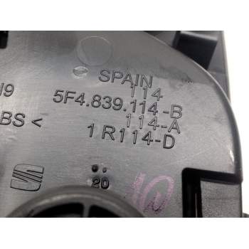 Recambio de maneta interior trasera derecha para seat ateca (kh7) referencia OEM IAM 5F4839114B  