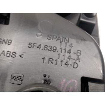 Recambio de maneta interior trasera derecha para seat ateca (kh7) referencia OEM IAM 5F4839114B  