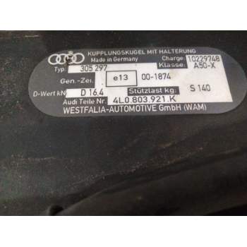 Recambio de refuerzo paragolpes trasero para audi q7 (4lb) 3.0 tdi quattro referencia OEM IAM 4L0803921K 305297 