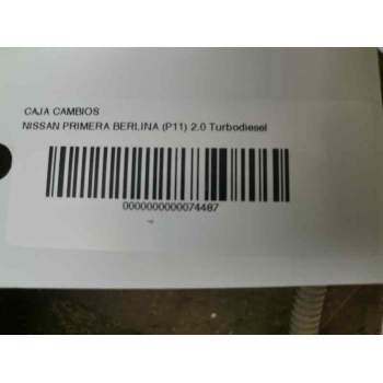 Recambio de caja cambios para nissan primera berlina (p11) 2.0 turbodiesel cat referencia OEM IAM 2J6  38268