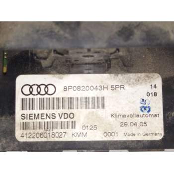 Recambio de mando calefaccion aire acondicionado para audi a3 (8p1) 2.0 tdi 16v referencia OEM IAM 8P0820043H  