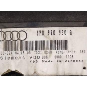 Recambio de cuadro instrumentos para audi a3 (8p1) 2.0 tdi 16v referencia OEM IAM 8P0920930  