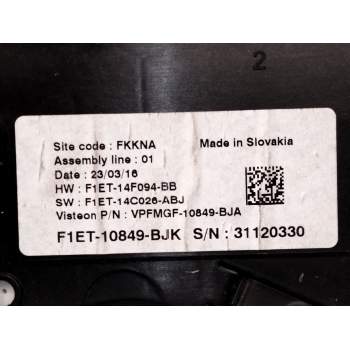 Recambio de cuadro instrumentos para ford focus iii 1.0 ecoboost referencia OEM IAM F1ET10849BJK  