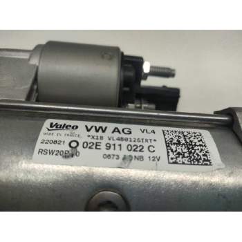 Recambio de motor arranque para volkswagen t-roc referencia OEM IAM 02E911022C  