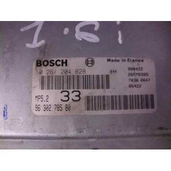 Recambio de centralita motor uce para citroën xsara berlina 1.6 referencia OEM IAM 0261204628 9630278580 BOSCH