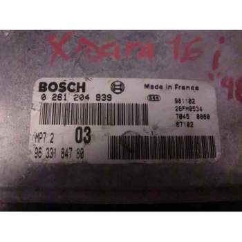 Recambio de centralita motor uce para citroën xsara berlina 1.6 referencia OEM IAM 0261204939 9633184780 26FM0534