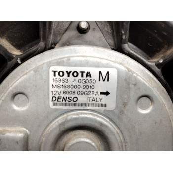 Recambio de electroventilador para toyota avensis (_t25_) 2.2 d-4d (adt251_) referencia OEM IAM 163630G060  